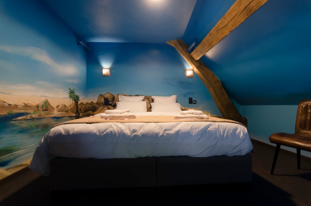 Kalahari room - Hôtel insolite - River Lodge - Maredsous